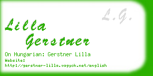 lilla gerstner business card